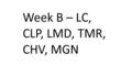 Week B – LC, CLP, LMD, TMR, CHV, MGN. Opportunities After-school lecture in SFC1 on Monday 8 February by Dr Rafael Yanez of Royal Holloway University.