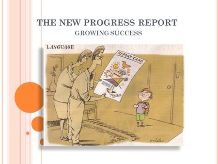 THE NEW PROGRESS REPORT GROWING SUCCESS. NEW TIMELINE o Progress report home November 5 o Interviews November 12 o First report card home February 17.