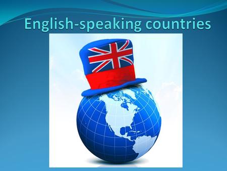 English-speaking countries