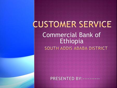 Commercial Bank of Ethiopia