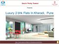 towers Gera's Trinity Towers Presents Luxury 2 bhk Flats In Kharadi, Pune.