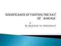 By Abdullahi bn Abdullateef.  With the sighting of the new moon the Islamic new year is ushered in. The first month Muharram, is a month of great reward.