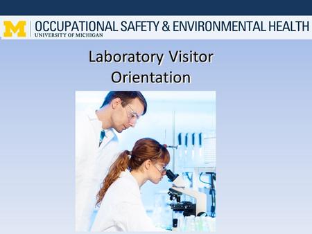 Laboratory Visitor Orientation. Definition of Visitor A visitor is a person touring the laboratory or observing activities for a short period of time.