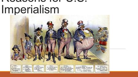 Reasons for U.S. Imperialism. Review and Preview Thinking back to your 8 th grade year, consider what motivations the United States had for expanding.