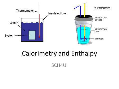 Calorimetry and Enthalpy