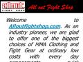 Welcome to Alloutfightshop.com. As an industry pioneer, we are glad to offer one of the biggest choices of MMA Clothing and Fight Gear at ordinary low.