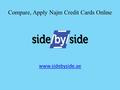 Www.sidebyside.ae Compare, Apply Najm Credit Cards Online.