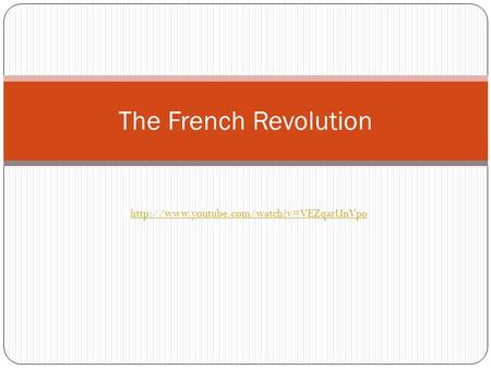 The French Revolution