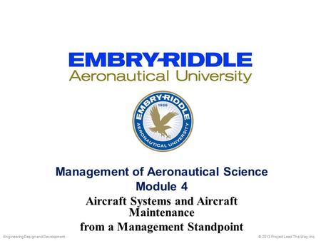 Management of Aeronautical Science Module 4