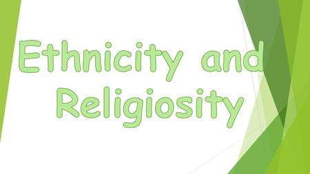  The UK today is a multi-ethnic, multi-religious society and the biggest religious group are Christians – many Christians are of black African or Caribbean.