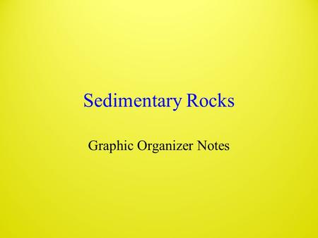 Graphic Organizer Notes