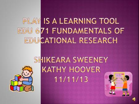  The area of focus consists of teachers creating an environment to help express how children learn through play.  The purpose of this study is to.