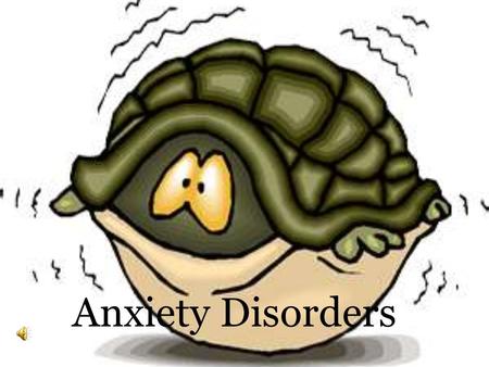 Anxiety Disorders Anxiety Pattern of reactions to a perceived stress Females experience higher rate of anxiety disorders than males Anxiety disorders.