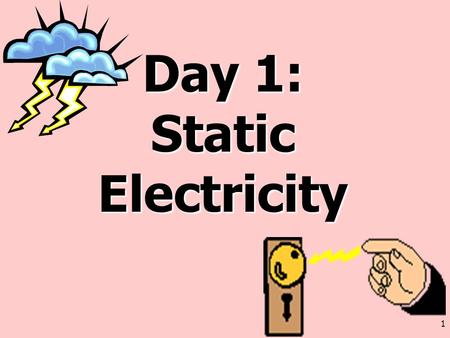 1 Day 1: Static Electricity 2 Electricity exists in nature and comes from the electrons in atoms + - + + + + + - - - - - Most objects tend to be.