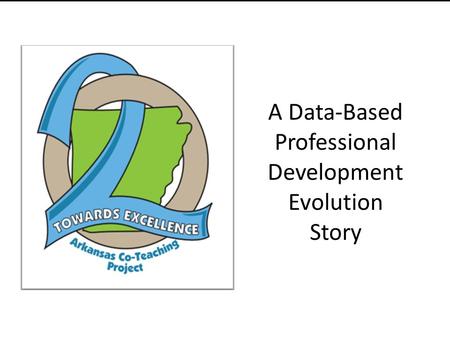 A Data-Based Professional Development Evolution Story.