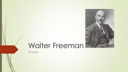 Walter Freeman Niva Leu.