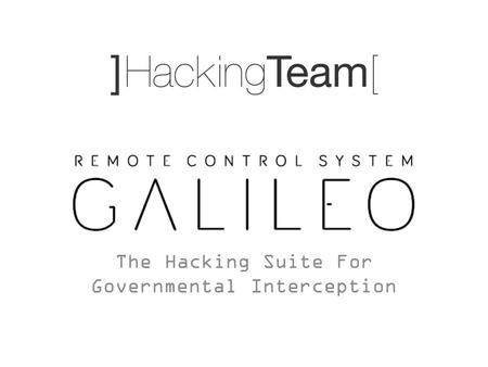 The Hacking Suite For Governmental Interception. Which are todays challenges? Encryption Cloud Mobility.