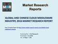 GLOBAL AND CHINESE CLOUD MIDDLEWARE INDUSTRY, 2016 MARKET RESEARCH REPORT Published By -> Prof Research Published-> Jun 2016 No. of Pages-> 150 View Complete.