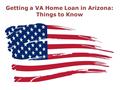 VA Loan Arizona