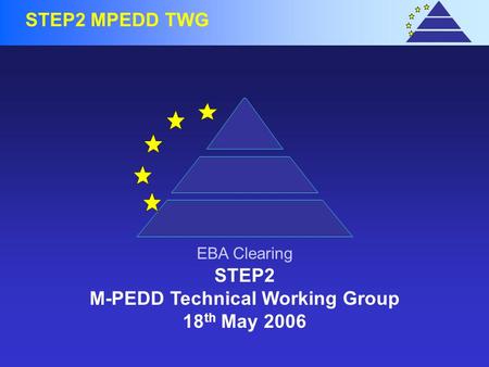 M-PEDD Technical Working Group