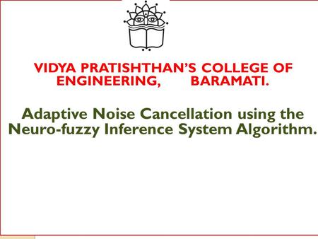 VIDYA PRATISHTHAN’S COLLEGE OF ENGINEERING, BARAMATI.