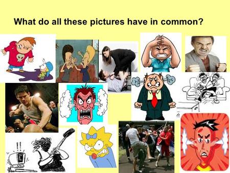 What do all these pictures have in common?. GCSE Psychology Topic C Do TV and violent video games affect people’s behaviour?