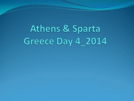 Page 101 Greek City States (Athens & Sparta) Page 100 Warm Up: If you had to chose between Intelligence (Brains) or Strength (Brawns) which one would.