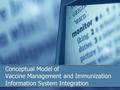 Conceptual Model of Vaccine Management and Immunization Information System Integration.