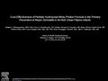 Cost-Effectiveness of Partially Hydrolyzed Whey Protein Formula in the Primary Prevention of Atopic Dermatitis in At-Risk Urban Filipino Infants Abhijeet.