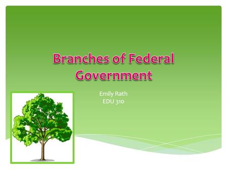 Emily Rath EDU 310. Our Government ExecutiveLegislativeJudicial.