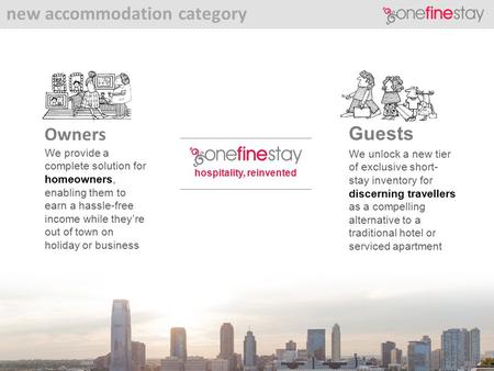 © Lifealike Limited, 2013. Confidential.CONFIDENTIAL. Page 1 new accommodation category Owners Guests We provide a complete solution for homeowners, enabling.