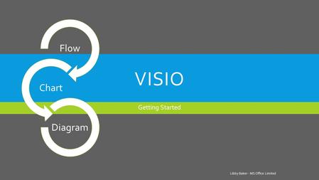 VISIO Getting Started Libby Baker - MS Office Limited Flow Chart Diagram.