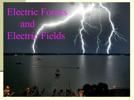 Electric Forces and Electric Fields. Coulomb’s Law F = k C q 1 q 2 ______ r 2 A coulomb (C) is a lot of charge. Most objects can hold about a microCoulomb.