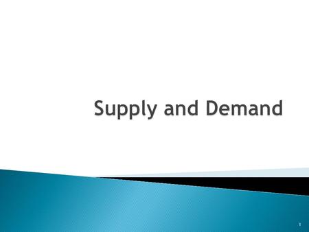 1. Demand is the amount of a good or service that buyers are willing and able to buy at all prices during some time period. The demand curve depicts the.