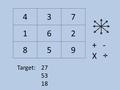 437 162 859 Target: 27 53 18 + - X ÷. Edinburgh The Smith family have been invited to a party in Edinburgh on the 2 nd February and need to get from.