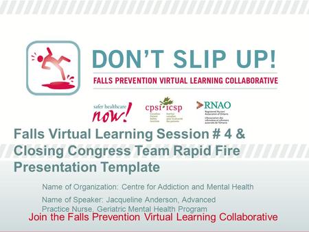 Join the Falls Prevention Virtual Learning Collaborative