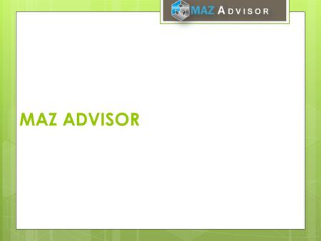 MAZ ADVISOR. Set Your UAE Offshore Company Easily  Maz offers the highest skill to make your business a success right from its start. They assist you.