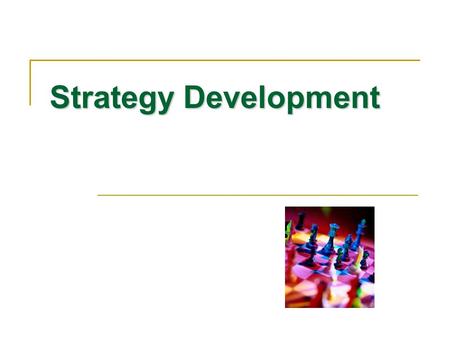 Strategy Development. Placement Research Findings.