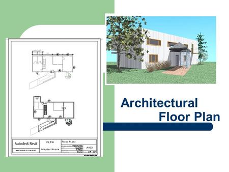 Architectural Floor Plan. The following are the steps necessary to complete a typical architectural floor plan. 1. Wall Layout 2. Windows 3. Doors 4.