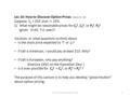 1Lec 10 Discover Option Prices Lec 10: How to Discover Option Prices (Hull, Ch. 10) Suppose S 0 = $50 and r = 25%. Q: What might be reasonable prices for.