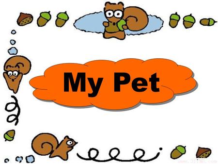 My Pet.