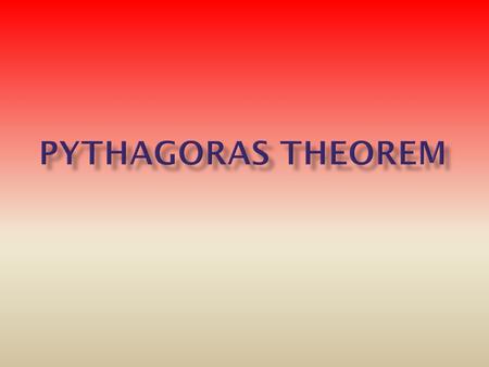  Right Triangle – A triangle with one right angle.  Hypotenuse – Side opposite the right angle and longest side of a right triangle.  Leg – Either.