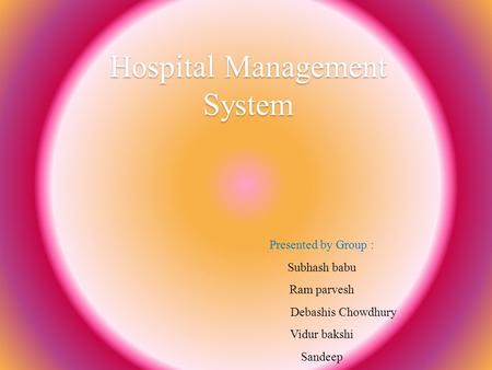 Hospital Management System