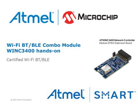 Wi-Fi BT/BLE Combo Module WINC3400 hands-on