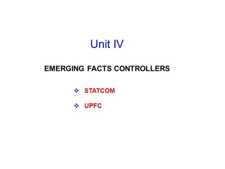 EMERGING FACTS CONTROLLERS