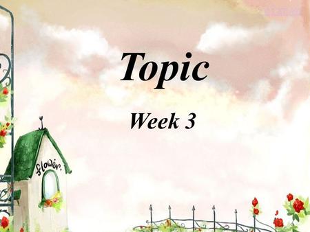 Topic Week 3 A: Good afternoon, Sunita. B: Good afternoon, Tommy. You look very happy. A: Oh, yes, because I’ve got a new doll. B: Really? Is it beautiful?