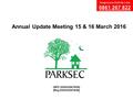 Suspicious Activity Line 0861 267 822 (NPC 2009/020478/08) [Reg 2009/020478/08] Annual Update Meeting 15 & 16 March 2016.