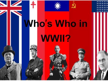 Who’s Who in WWII?.