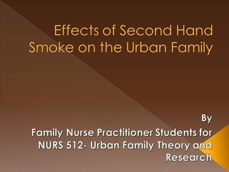 Secondhand smoke (SHS) is environmental tobacco smoke (ETS) that is inhaled involuntarily and passively. SHS is a combination of “sidestream” smoke, which.