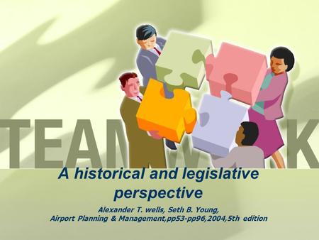 A historical and legislative perspective Alexander T. wells, Seth B. Young, Airport Planning & Management,pp53-pp96,2004,5th edition.